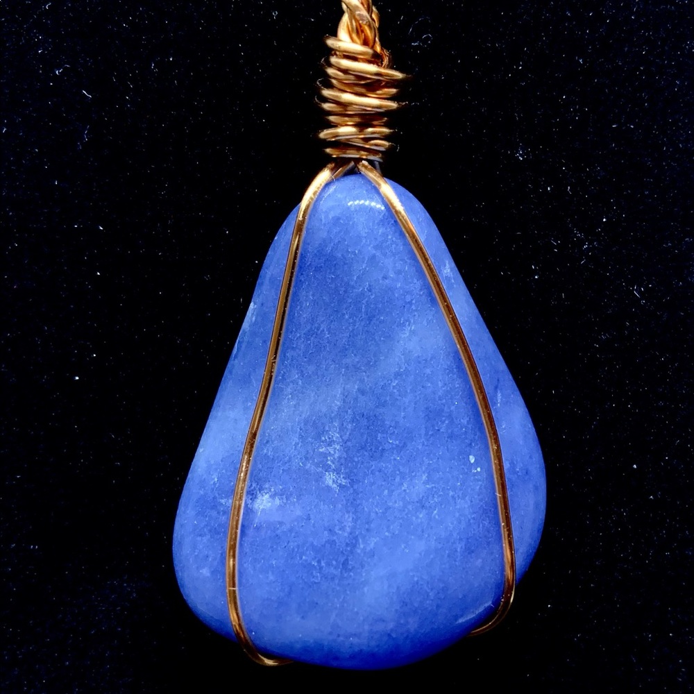 *SOLD*Handcrafted Blue Aventurine Pendant - Picture 1 of 1